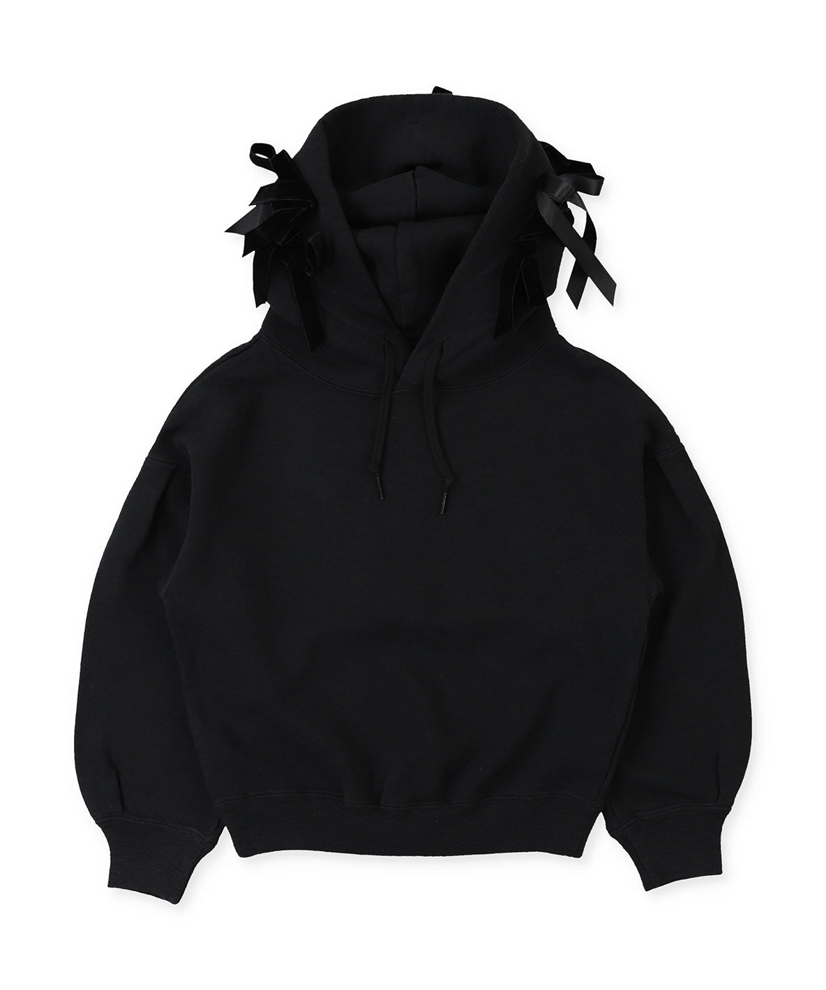 Brushed Fleece Ribbon Hoodie