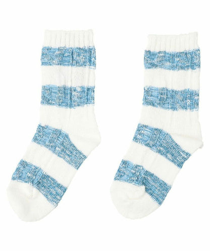 Cable Striped Socks