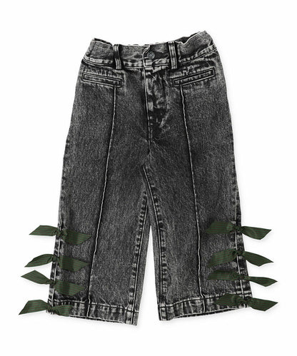 Denim Slacks Pants