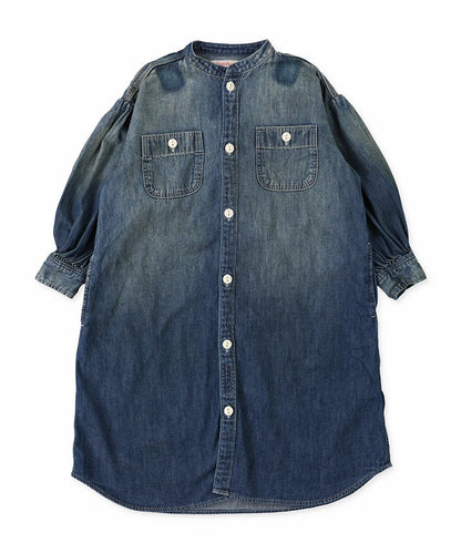 Light Ounce Denim Work Shirt Dress