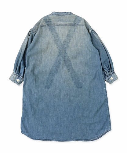 Light Ounce Denim Work Shirt Dress