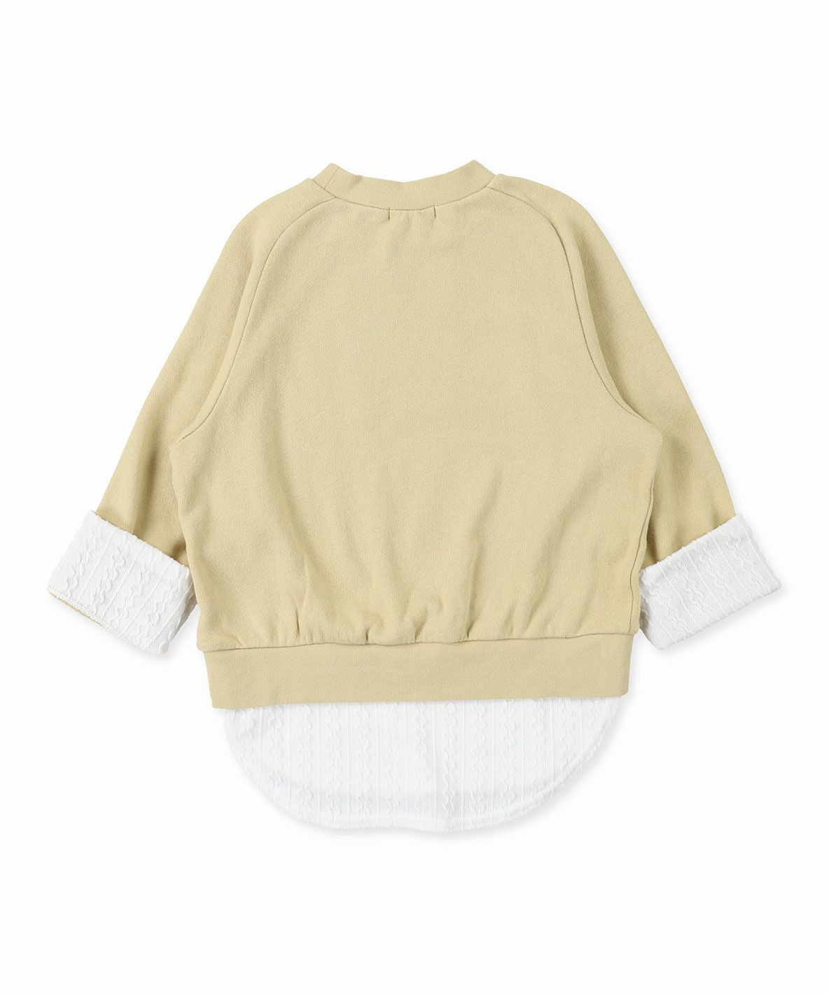 Cable Jacquard Layered Sweatshirt