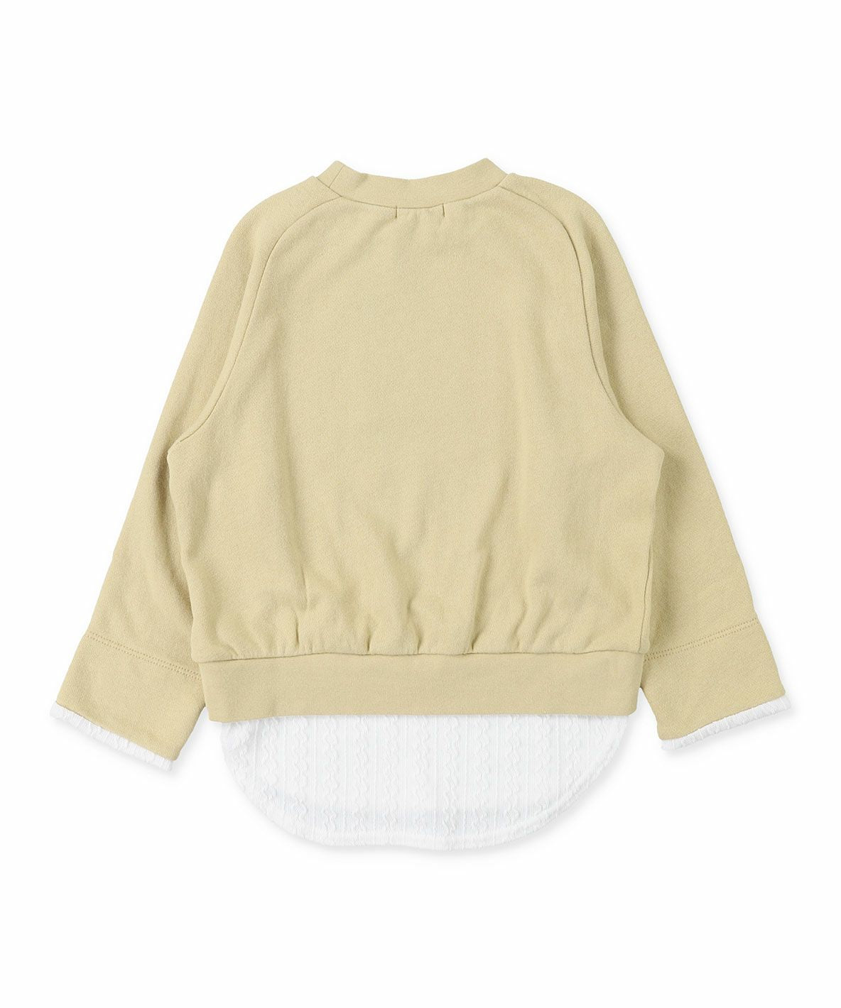 Cable Jacquard Layered Sweatshirt
