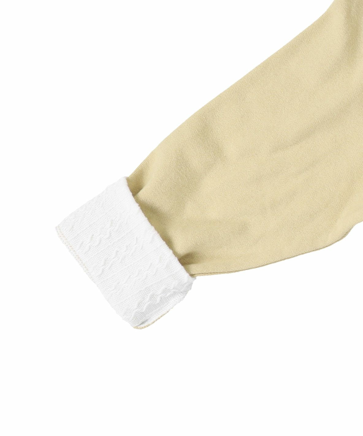 Cable Jacquard Layered Sweatshirt