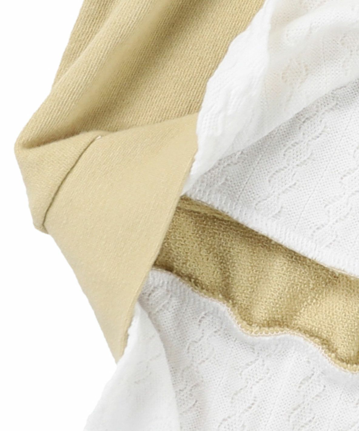 Cable Jacquard Layered Sweatshirt