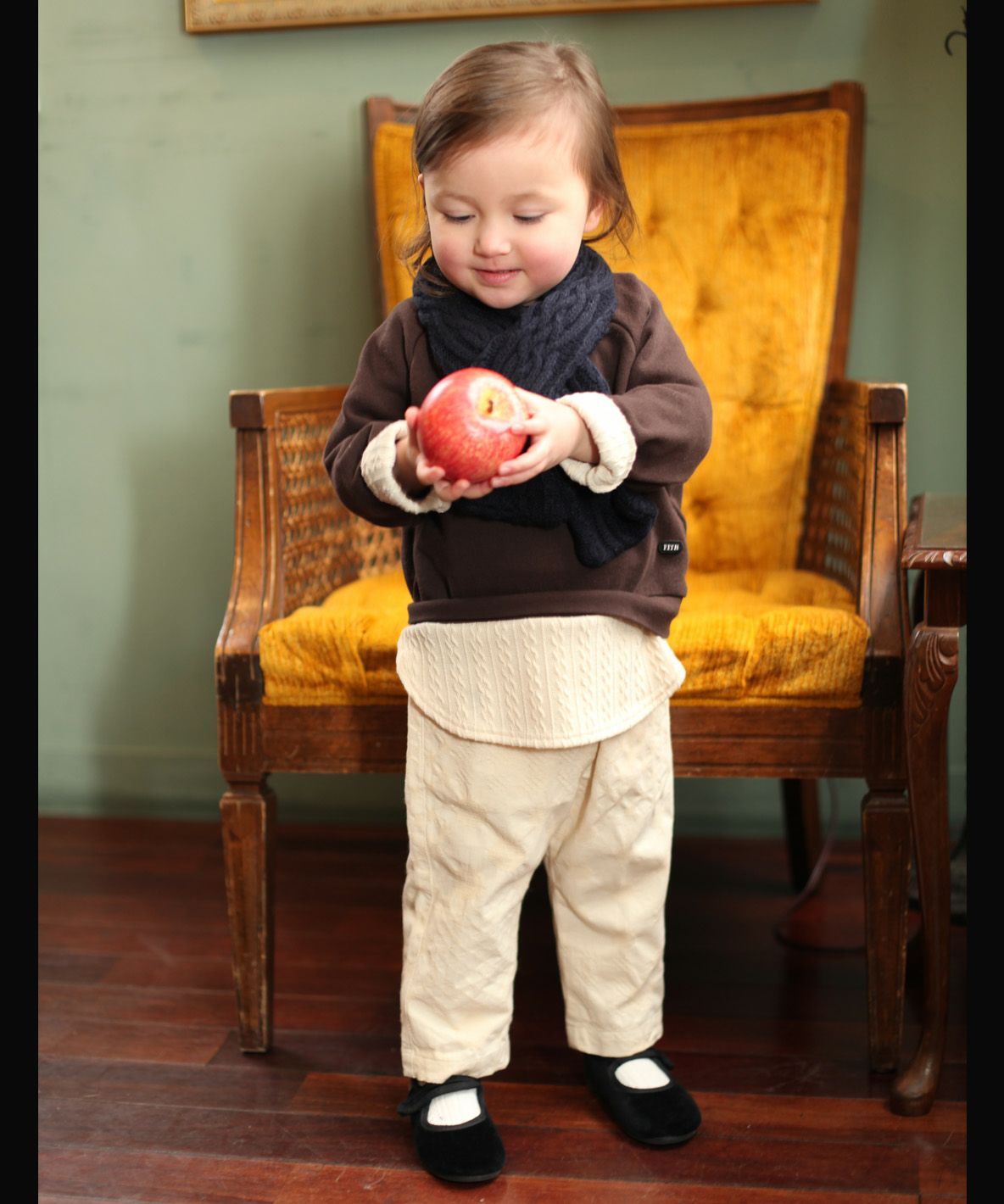 Cable Jacquard Layered Sweatshirt