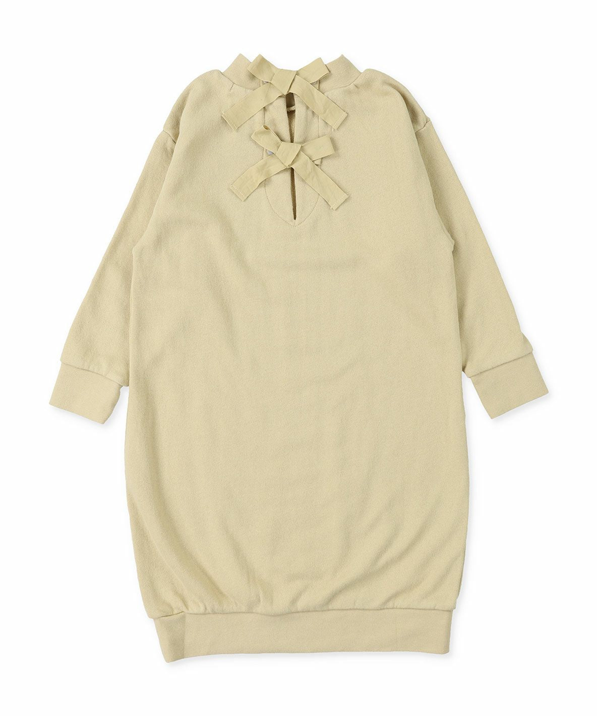 Back Ribbon Sweat Dress