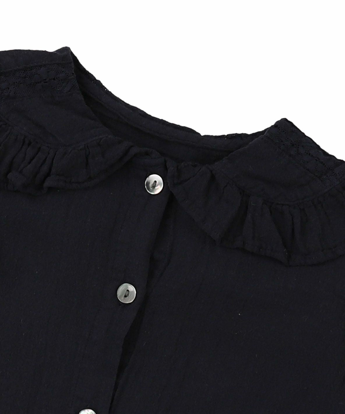 Fluffy Collar Blouse