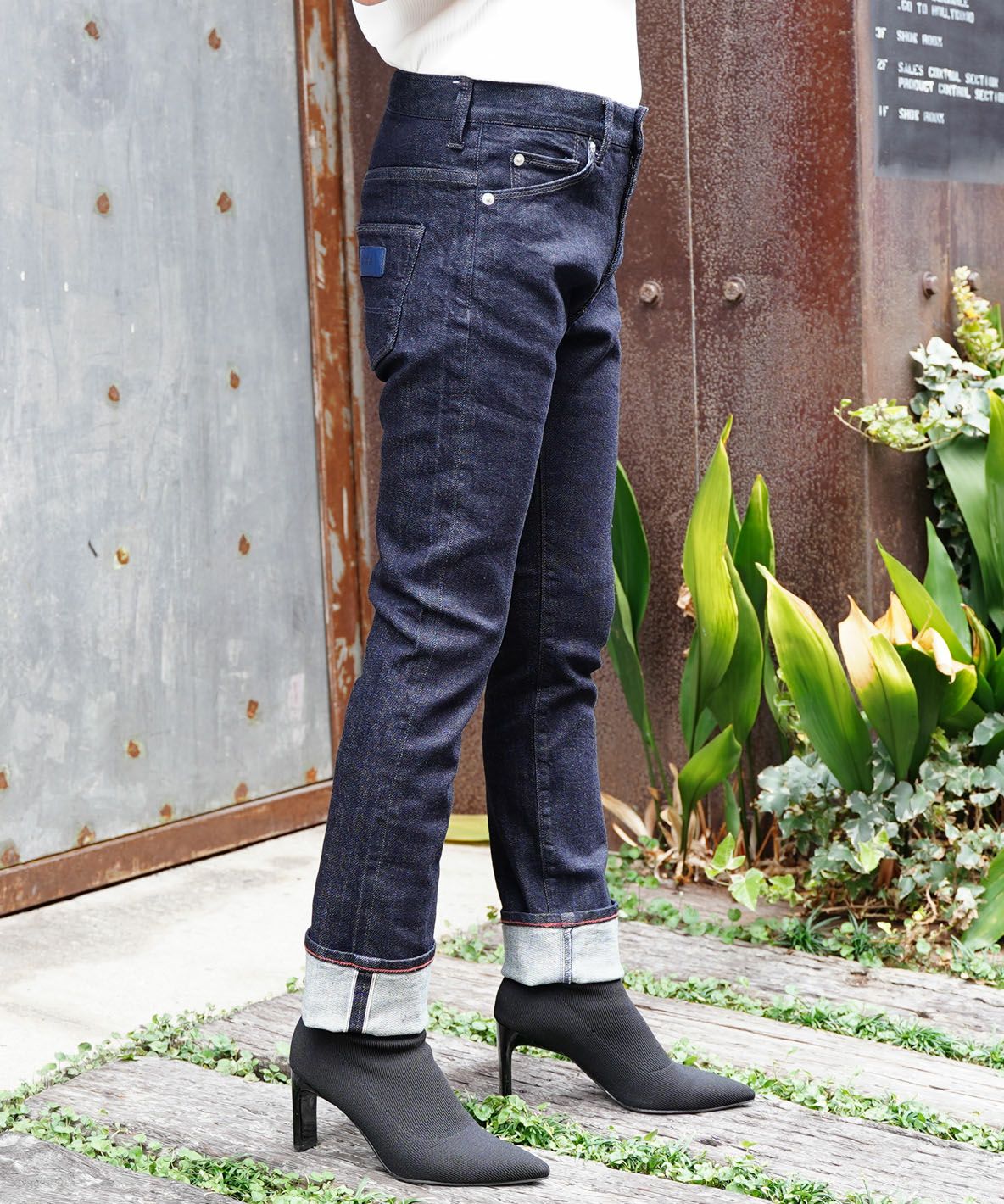 Selvedge Stretch Denim Pants