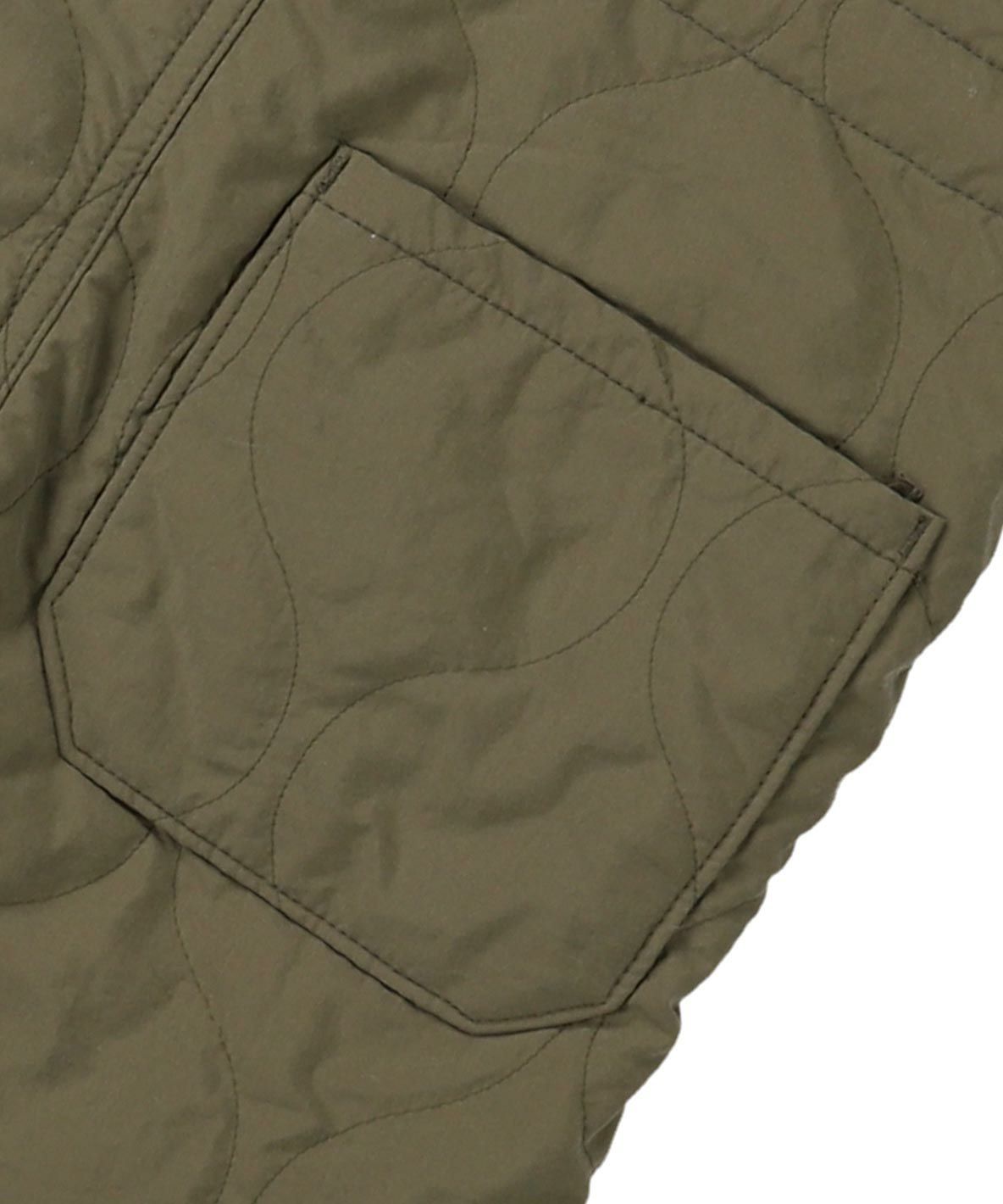 Nylon Quilt Suspenders Pants