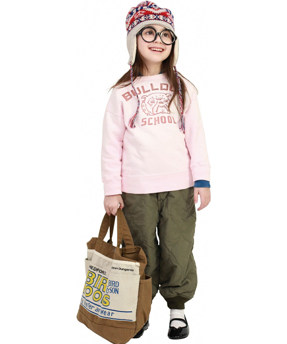 Nylon Quilt Suspenders Pants