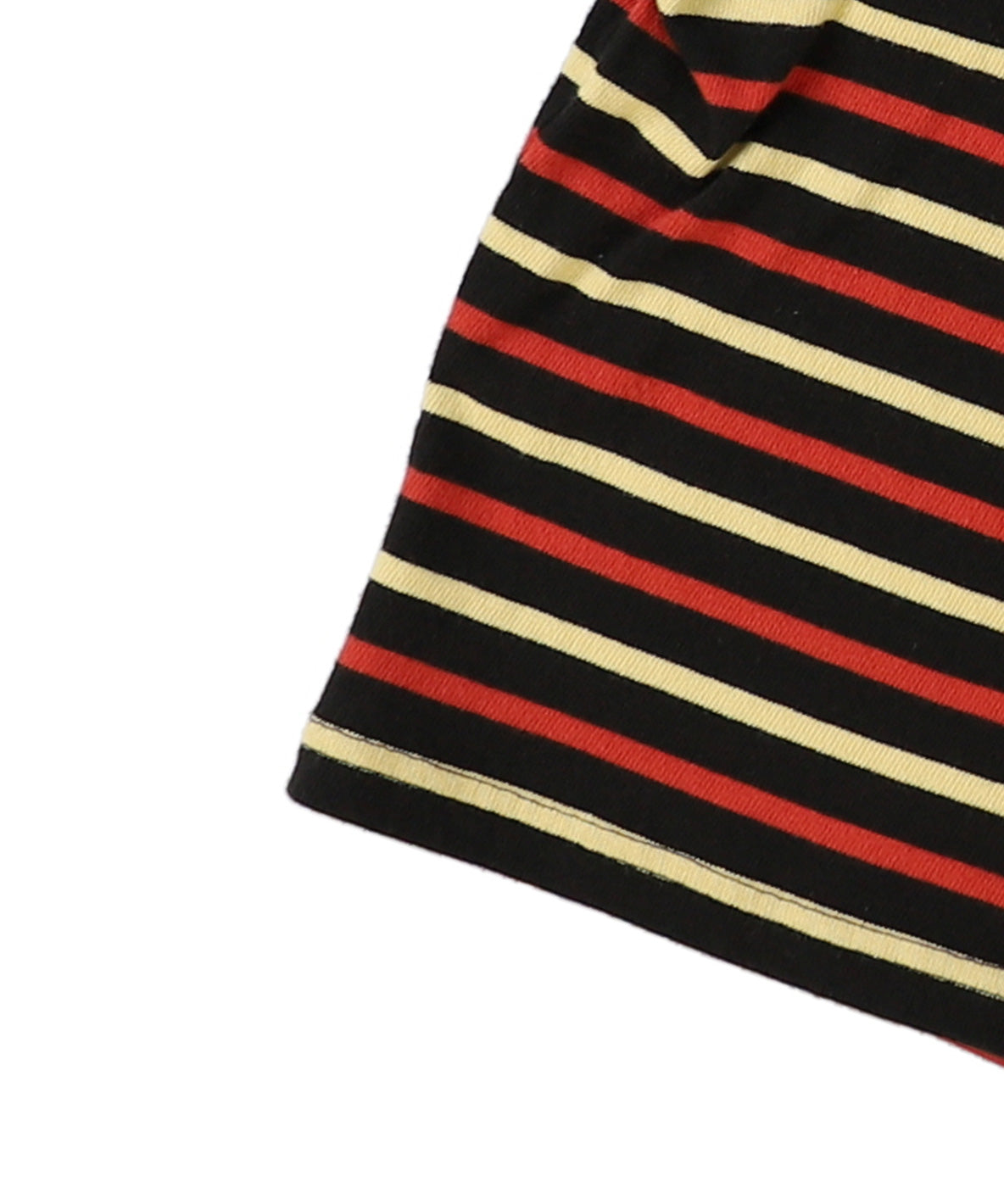 Striped Cotton Jersey Boatneck L/S Tee