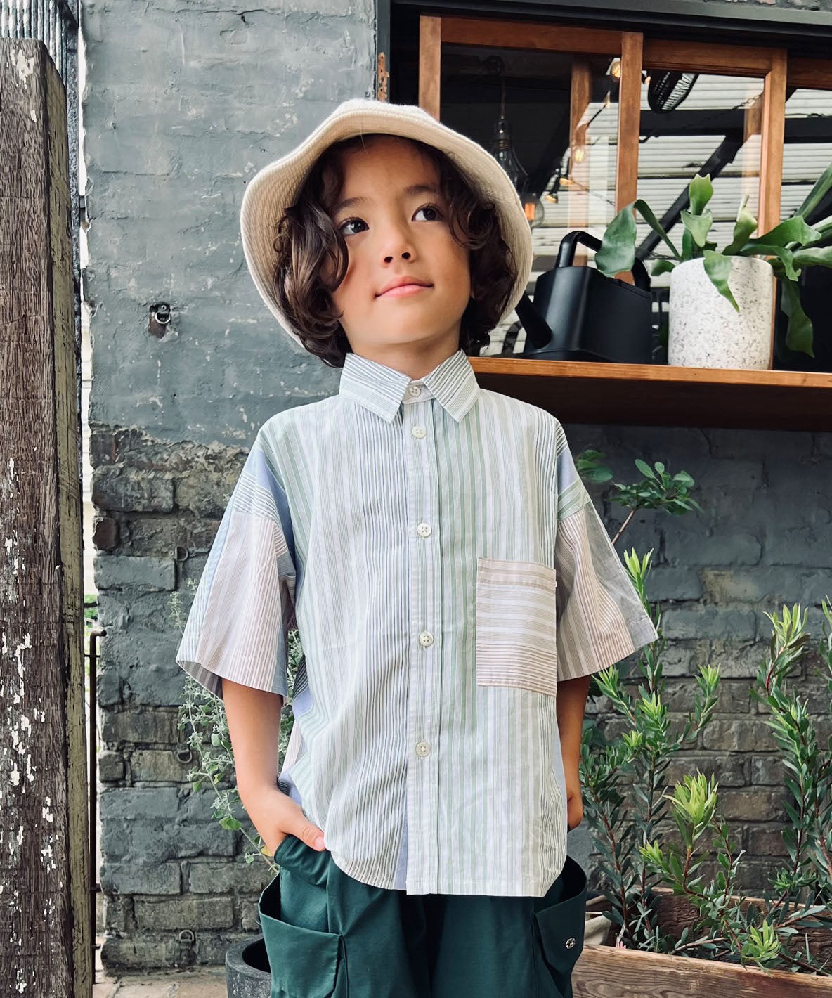 Striped Short Sleeve Shirt