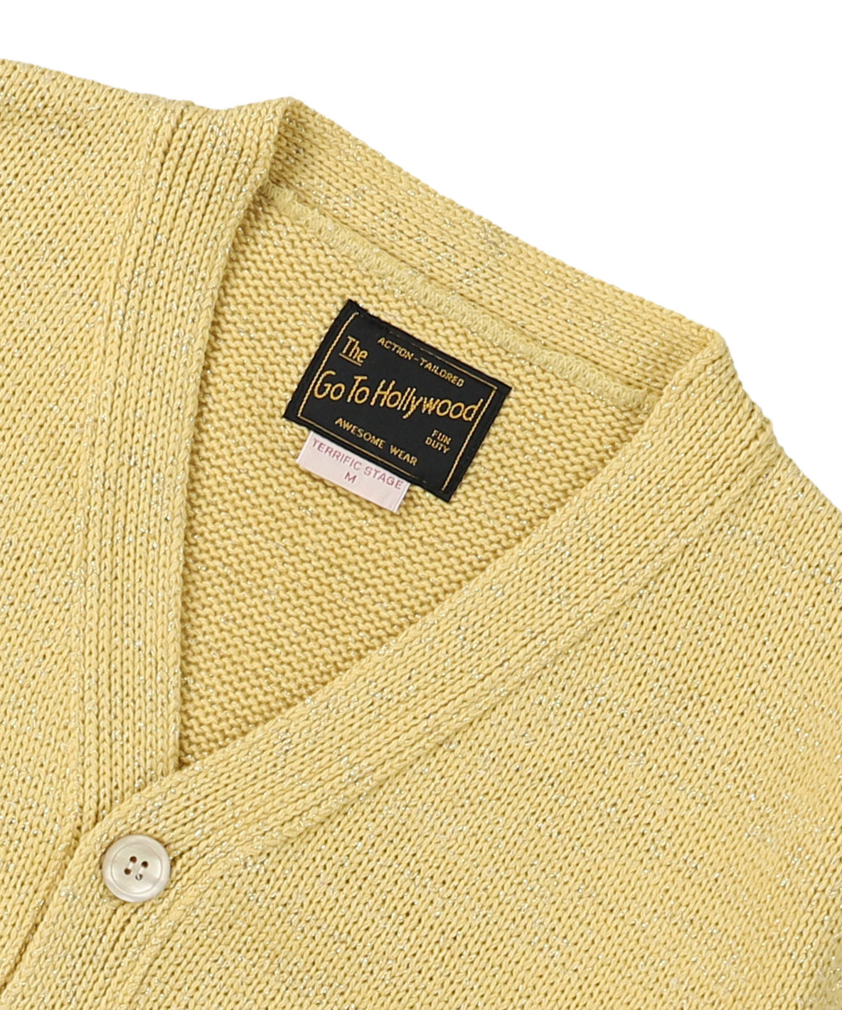 Glitter Letterd Cardigan