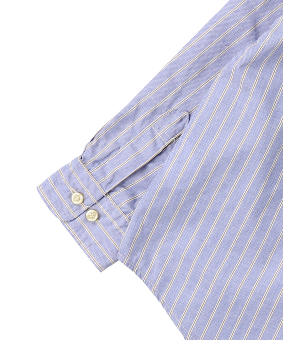 London Striped Yo-yo Quilt Shirt