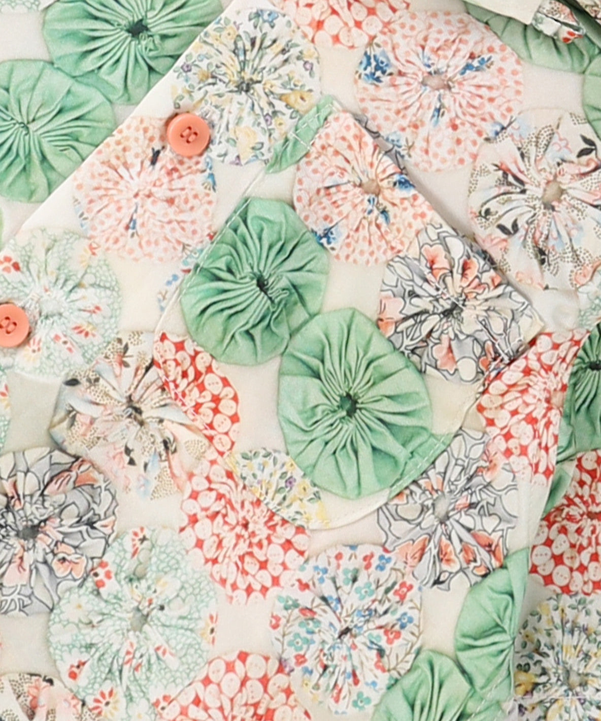 Antique Yo-yo Print Shirt