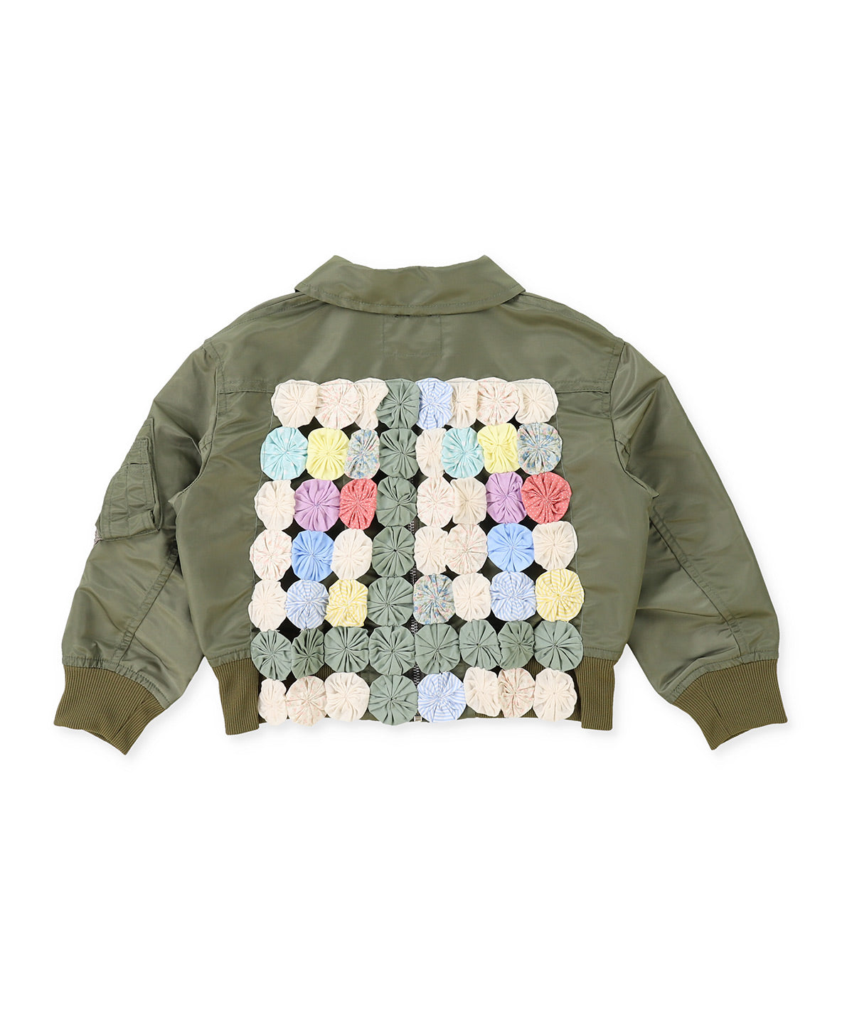 Nylon and Twill Docking Flight Jacket