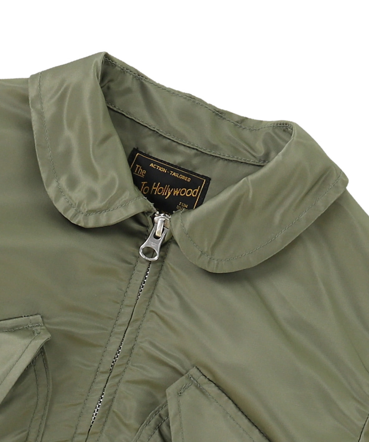 Nylon and Twill Docking Flight Jacket