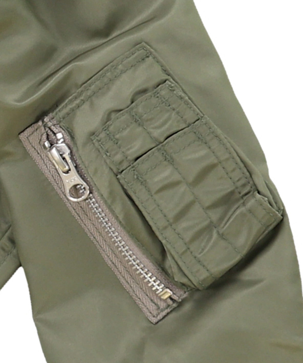 Nylon and Twill Docking Flight Jacket