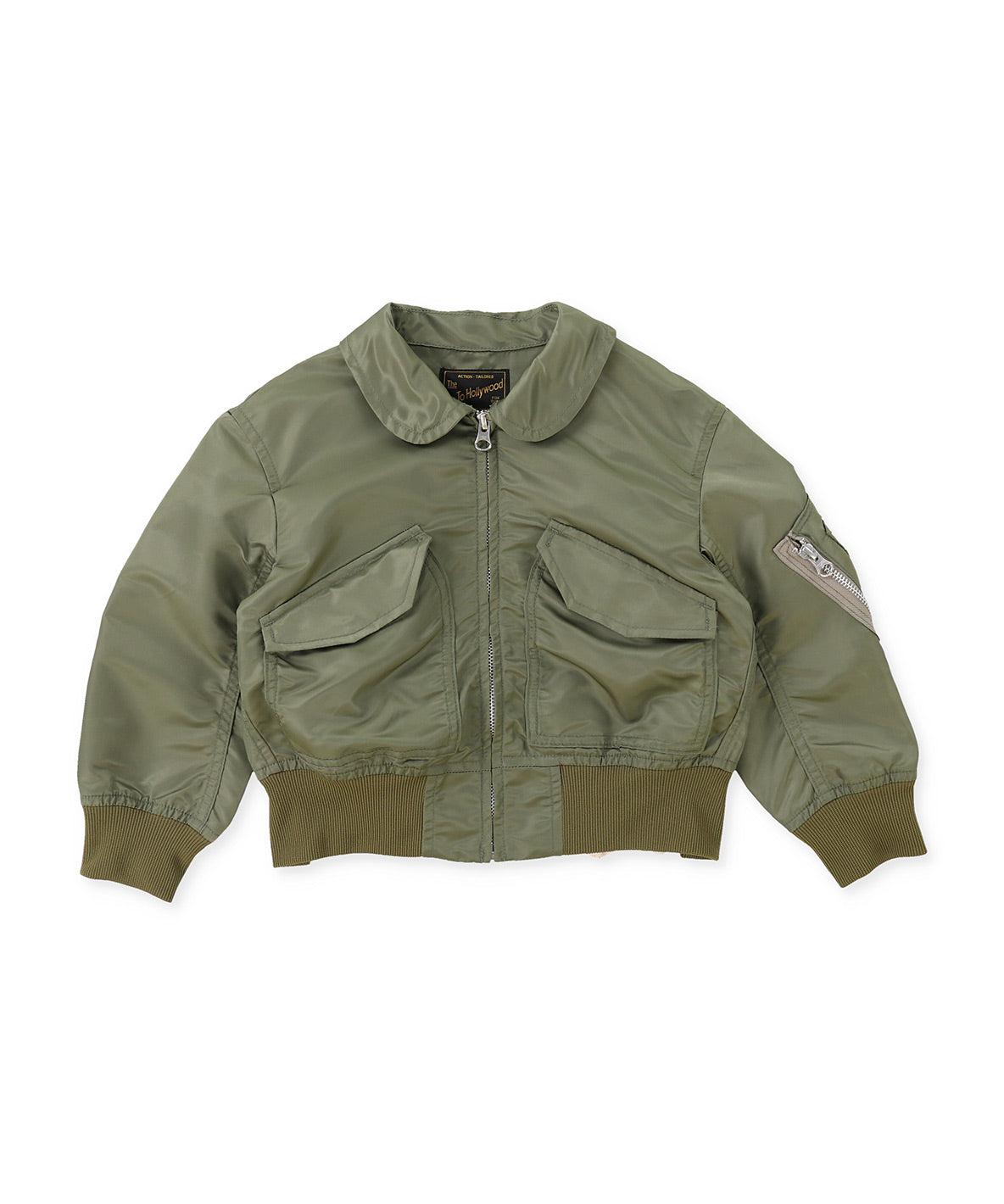 Nylon and Twill Docking Flight Jacket
