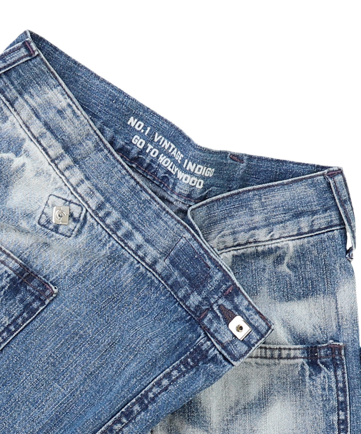 Work Denim Wrapped Pants