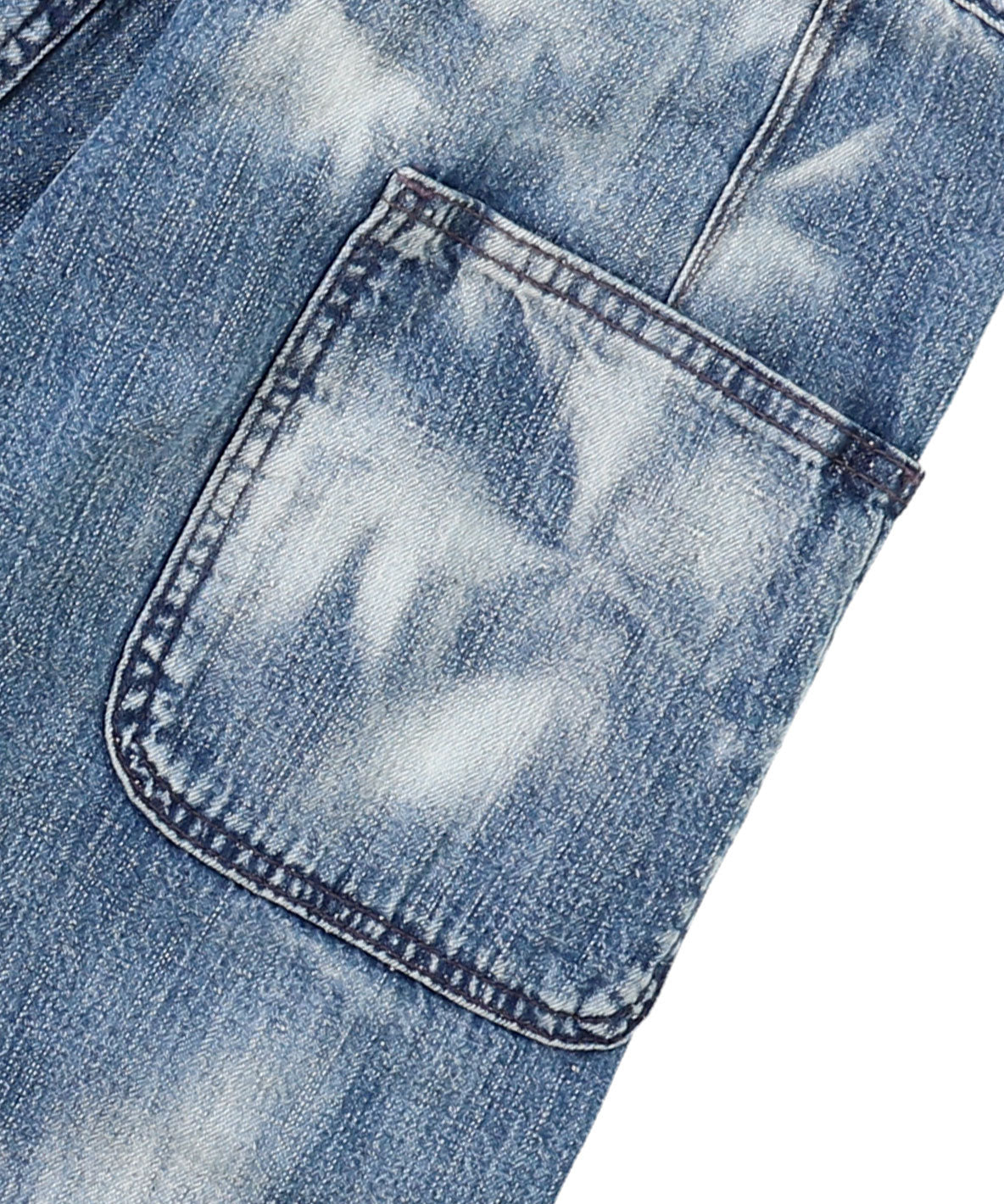 Work Denim Wrapped Pants