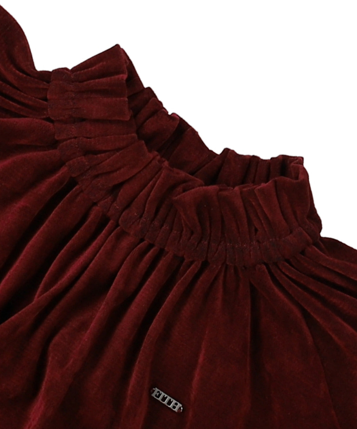 Tulle Flocky Gatherd Pullover