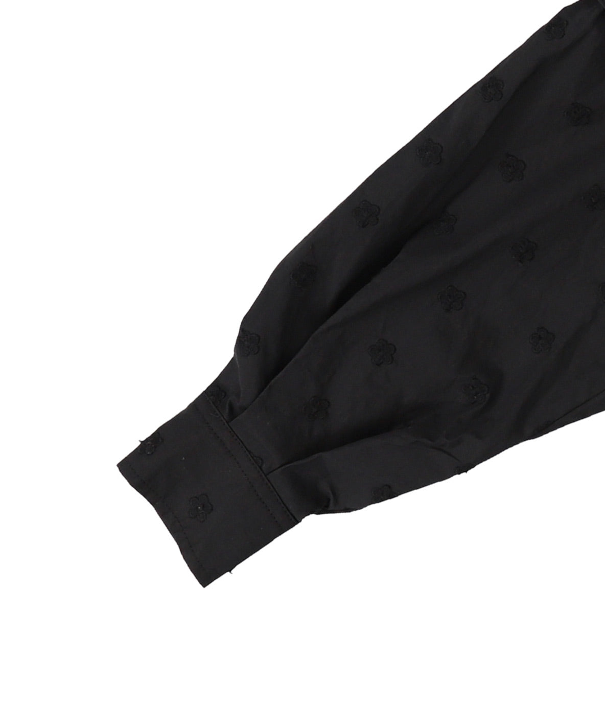 Floral Embroidery Collar Shirt