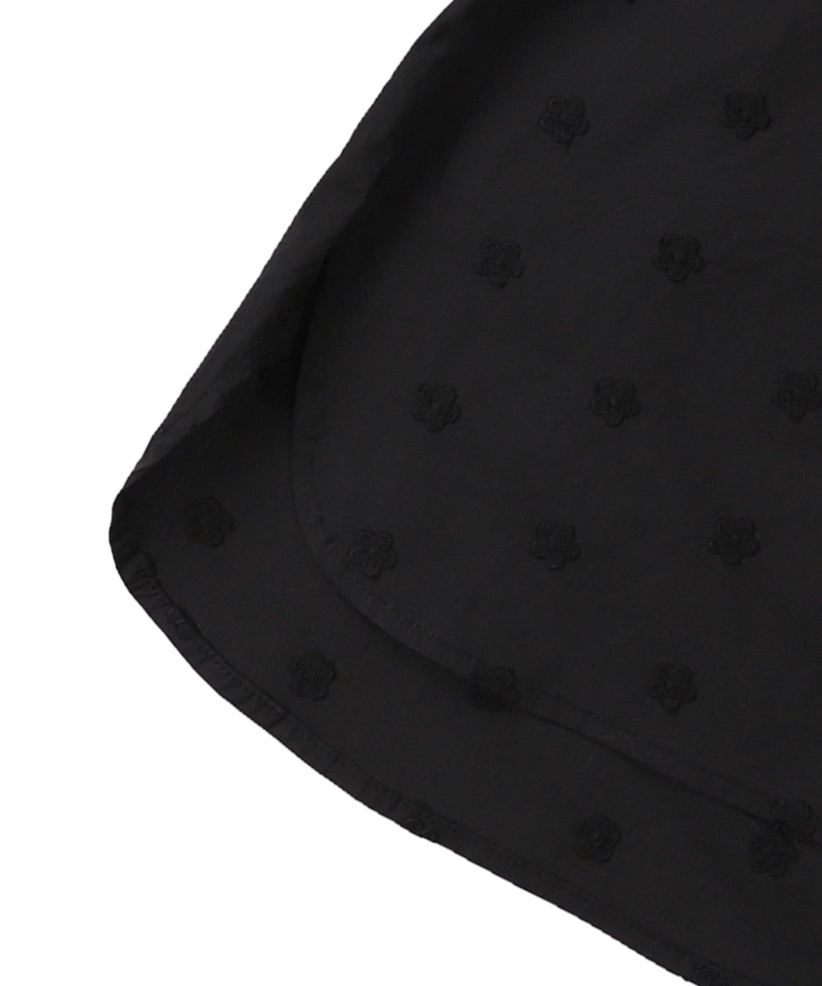 Floral Embroidery Collar Shirt