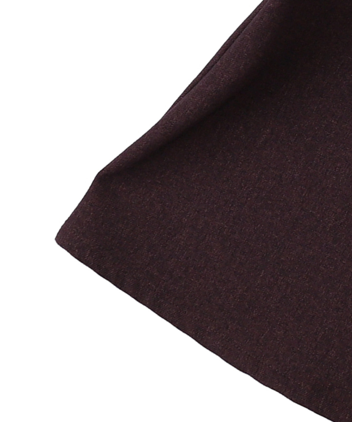 Mottled Serge Stretch Ruffled Blouse