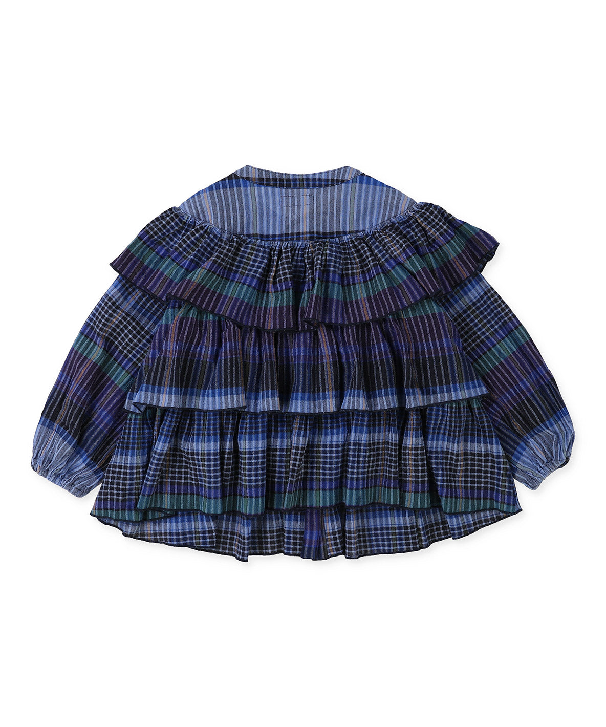 Checked Voile Blouse