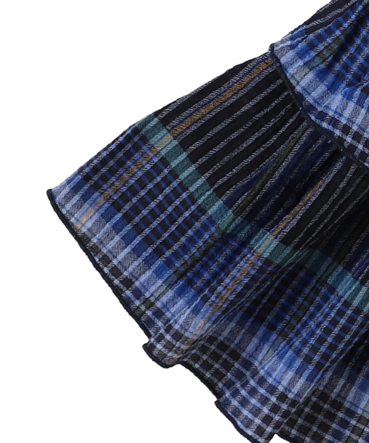 Checked Voile Blouse