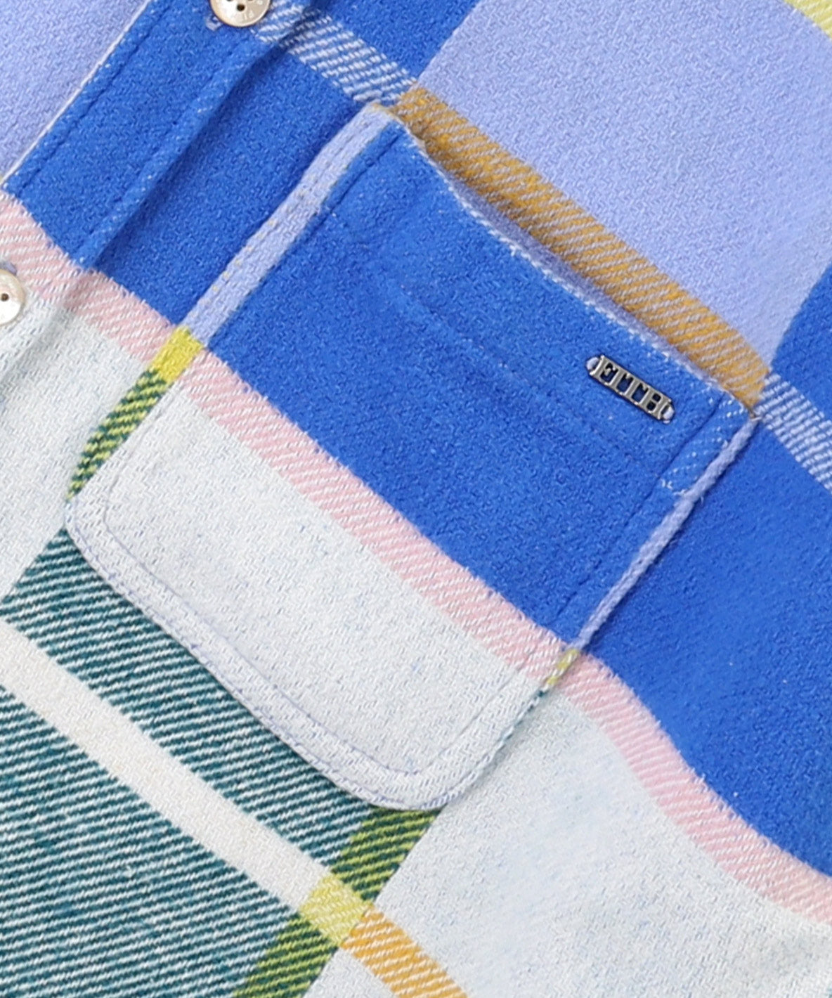 Patchwork Checked Shirt