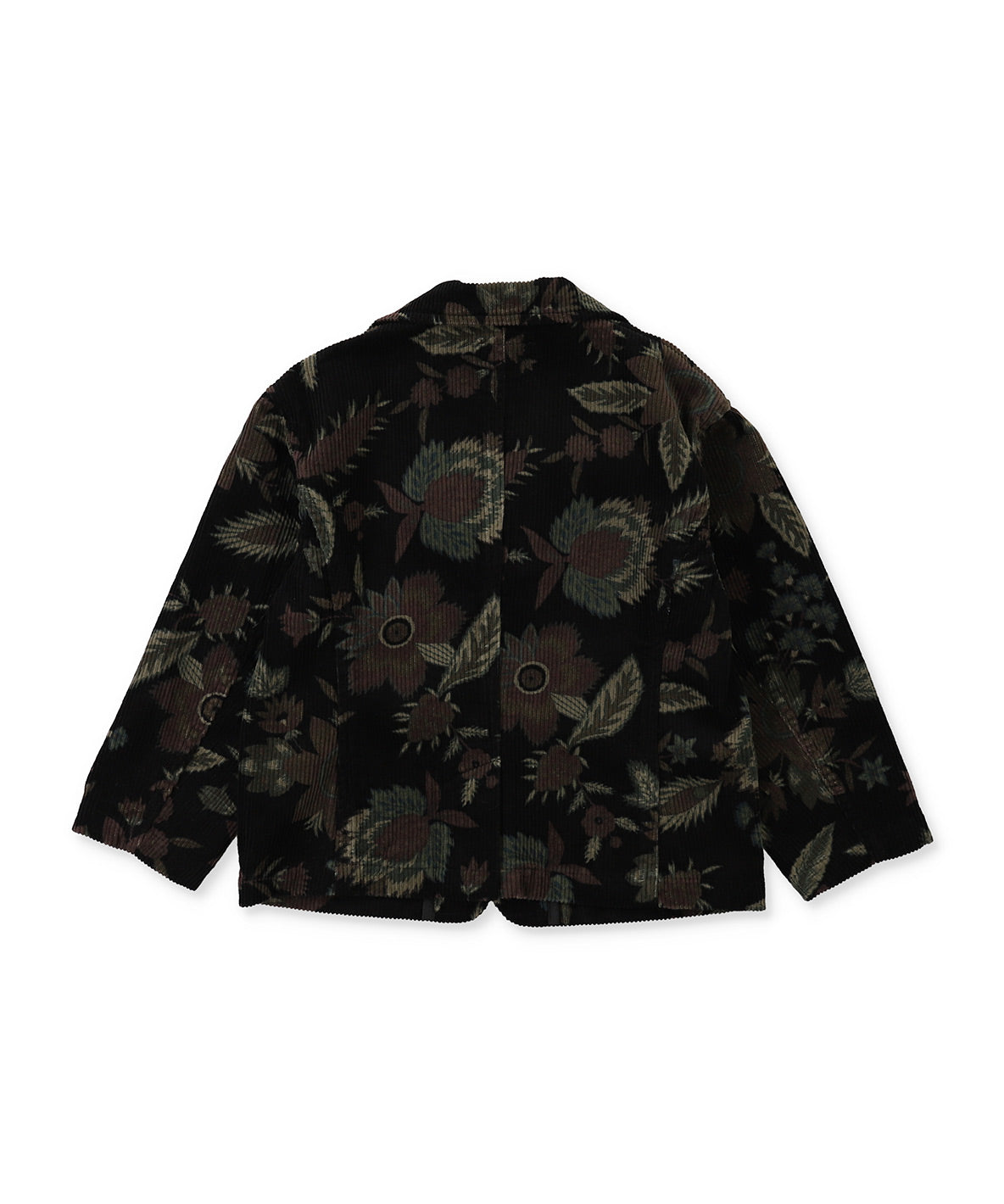 Botanical Print Corduroy Jacket