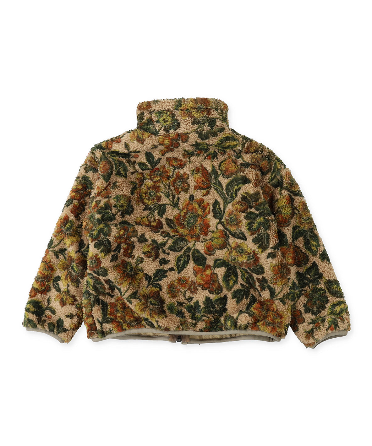 Fleece Floral Print Blouson