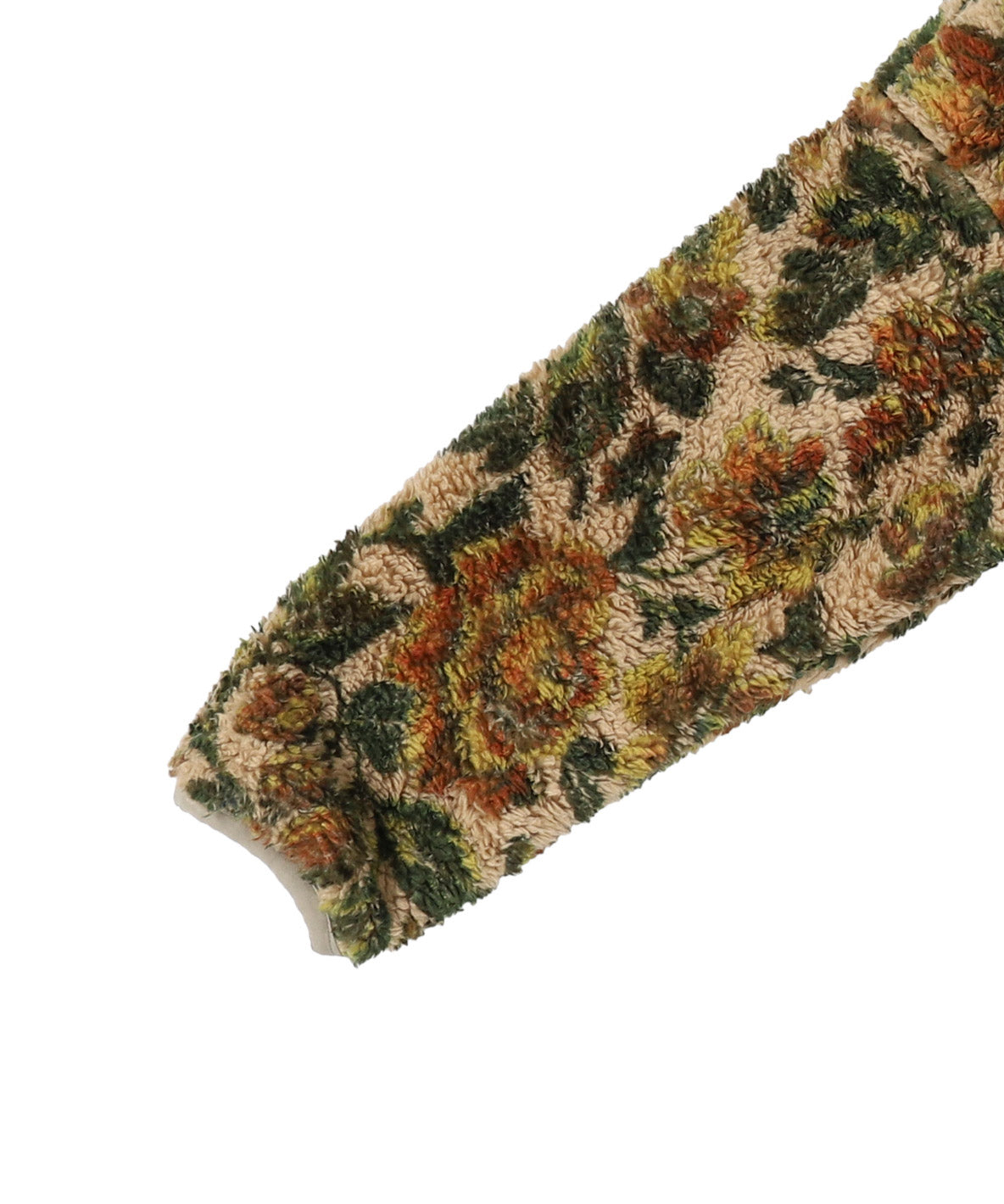 Fleece Floral Print Blouson