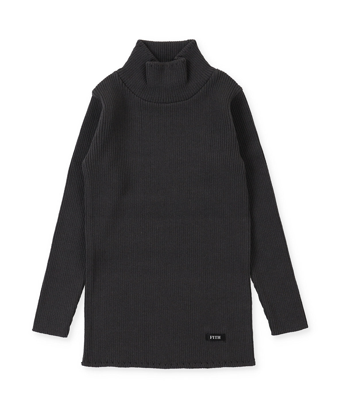 Washable Cotton Knit Turtleneck