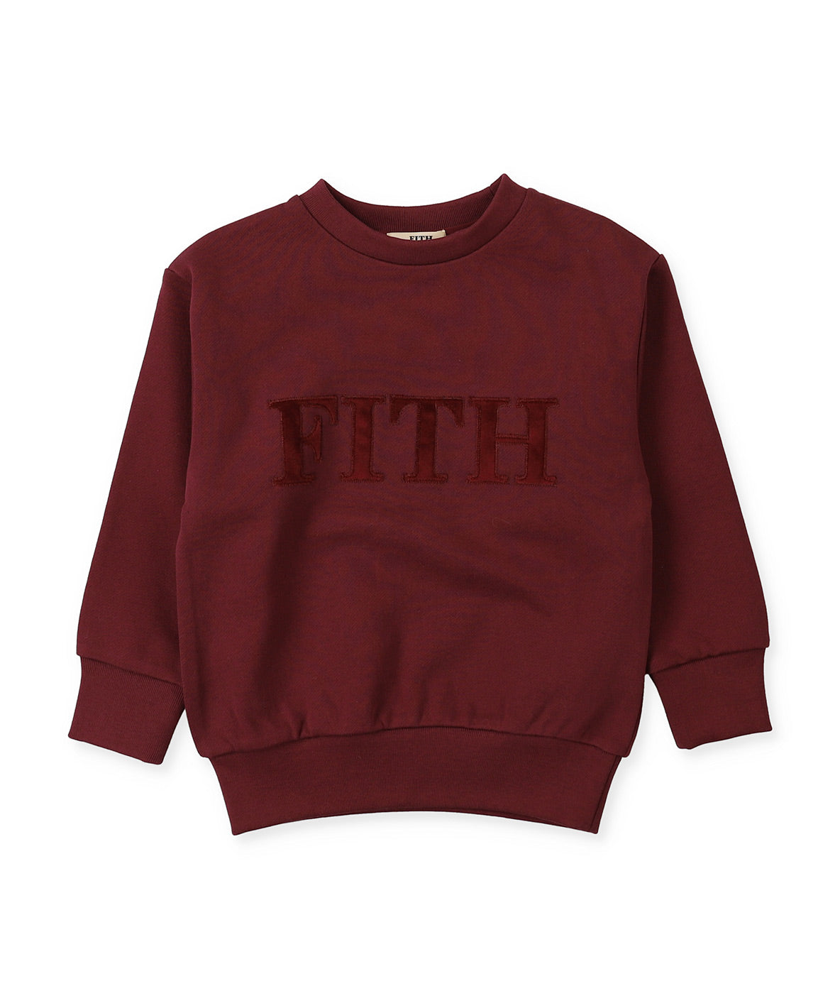 Smooth Fleece Logo Applique Sweat Pullover