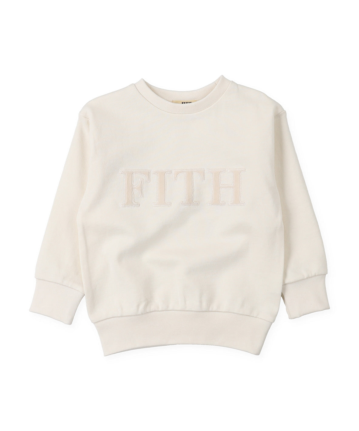 Smooth Fleece Logo Applique Sweat Pullover