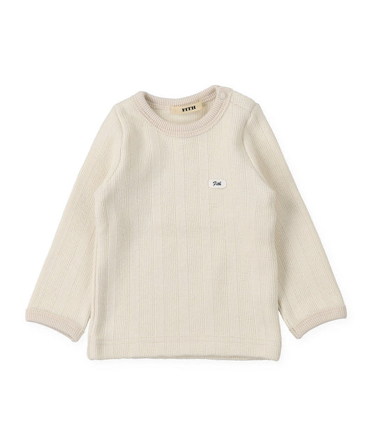 Baby Rib Knit Long Sleeve Tee