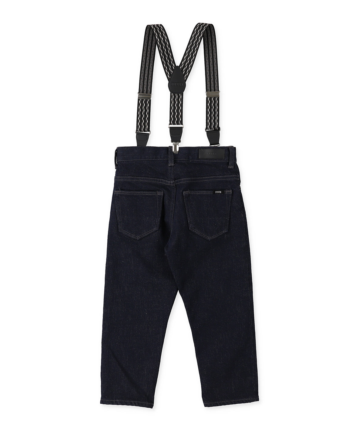Selvedge Denim Suspender Tuck Pants
