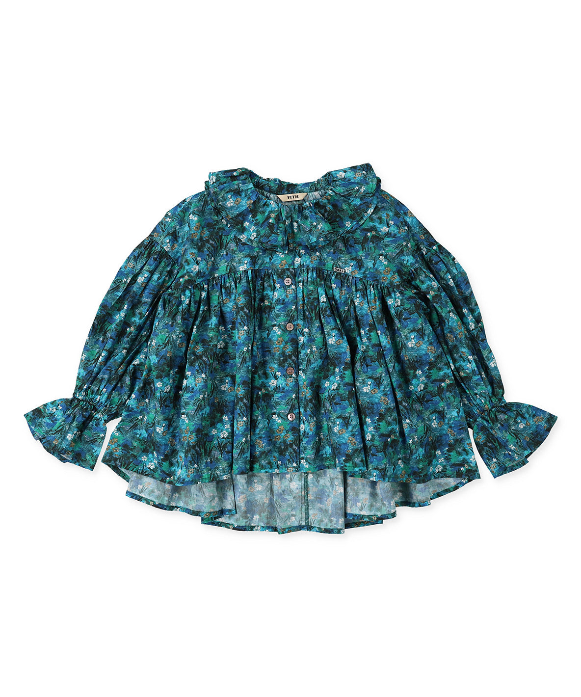 FITH Made With LIBERTY FABRIC FLORAL IMPRESSION Blouse