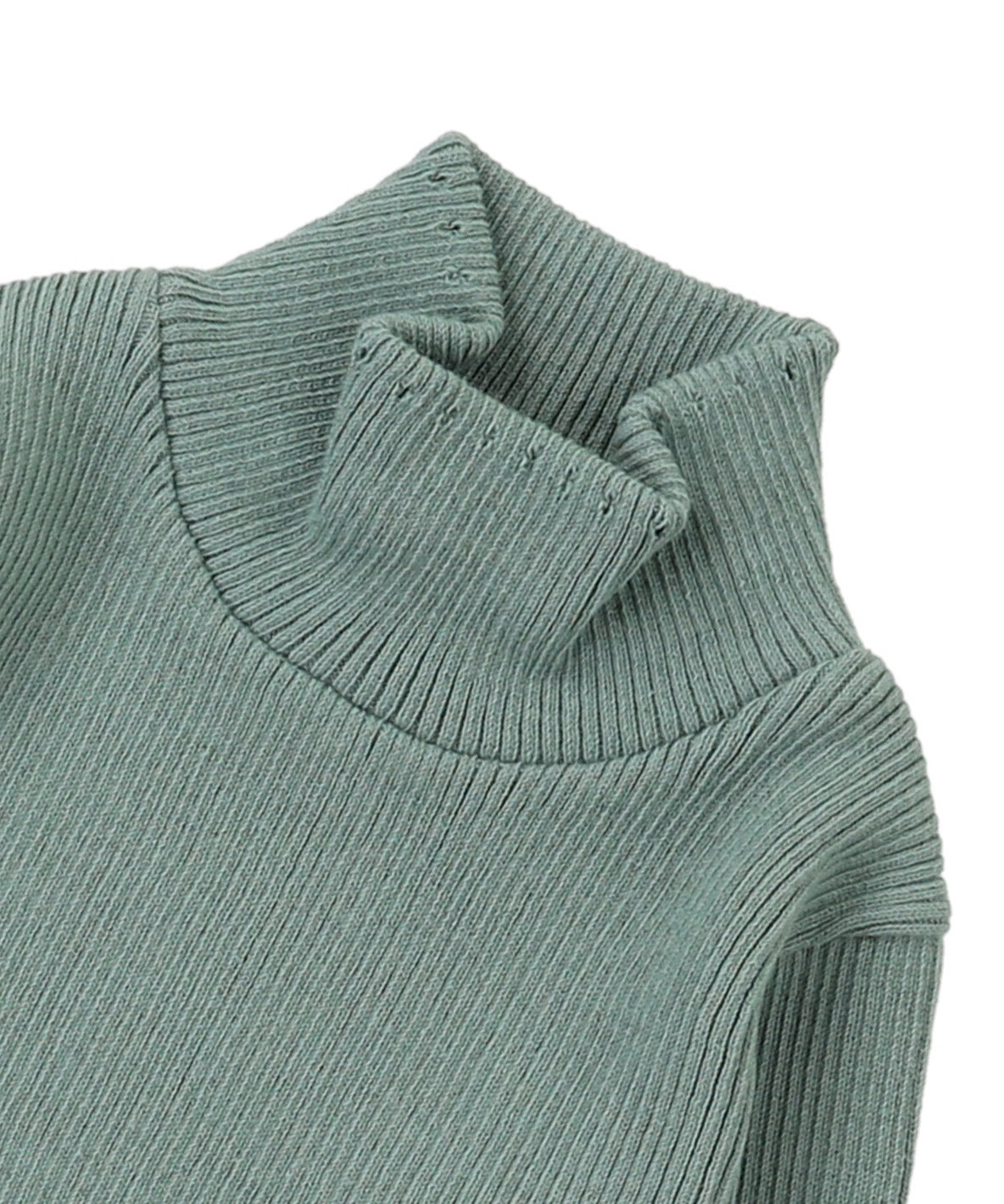 Washable Cotton Knit Turtleneck