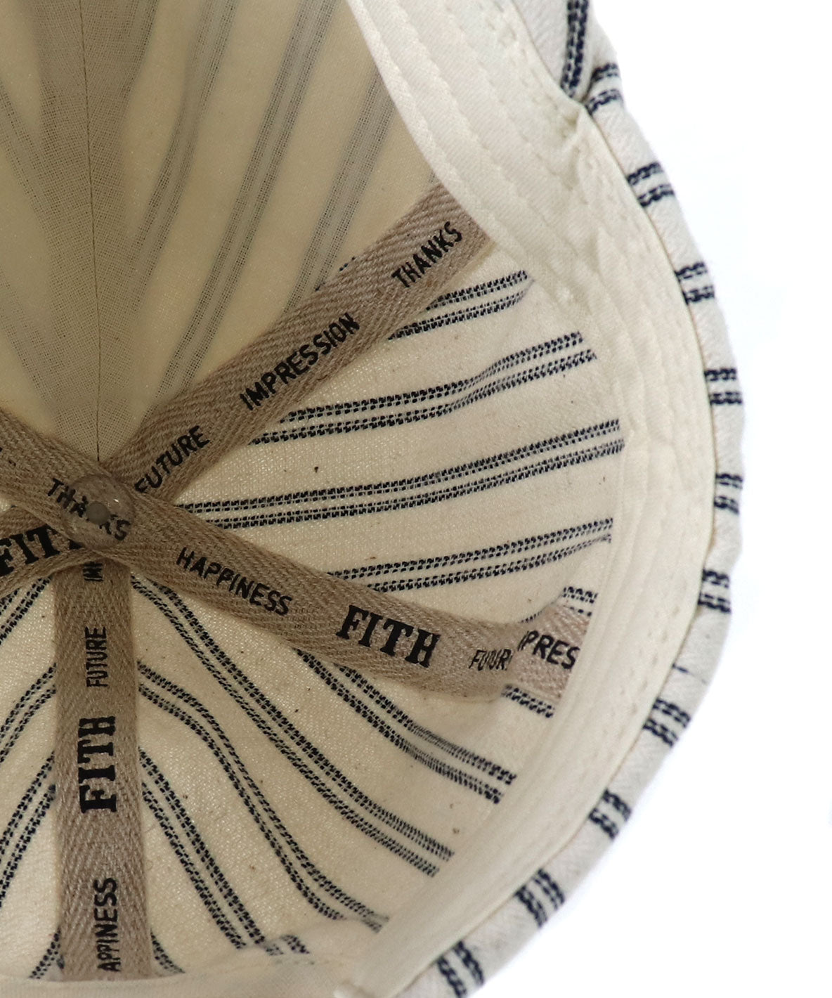 Herringbone Striped Cap