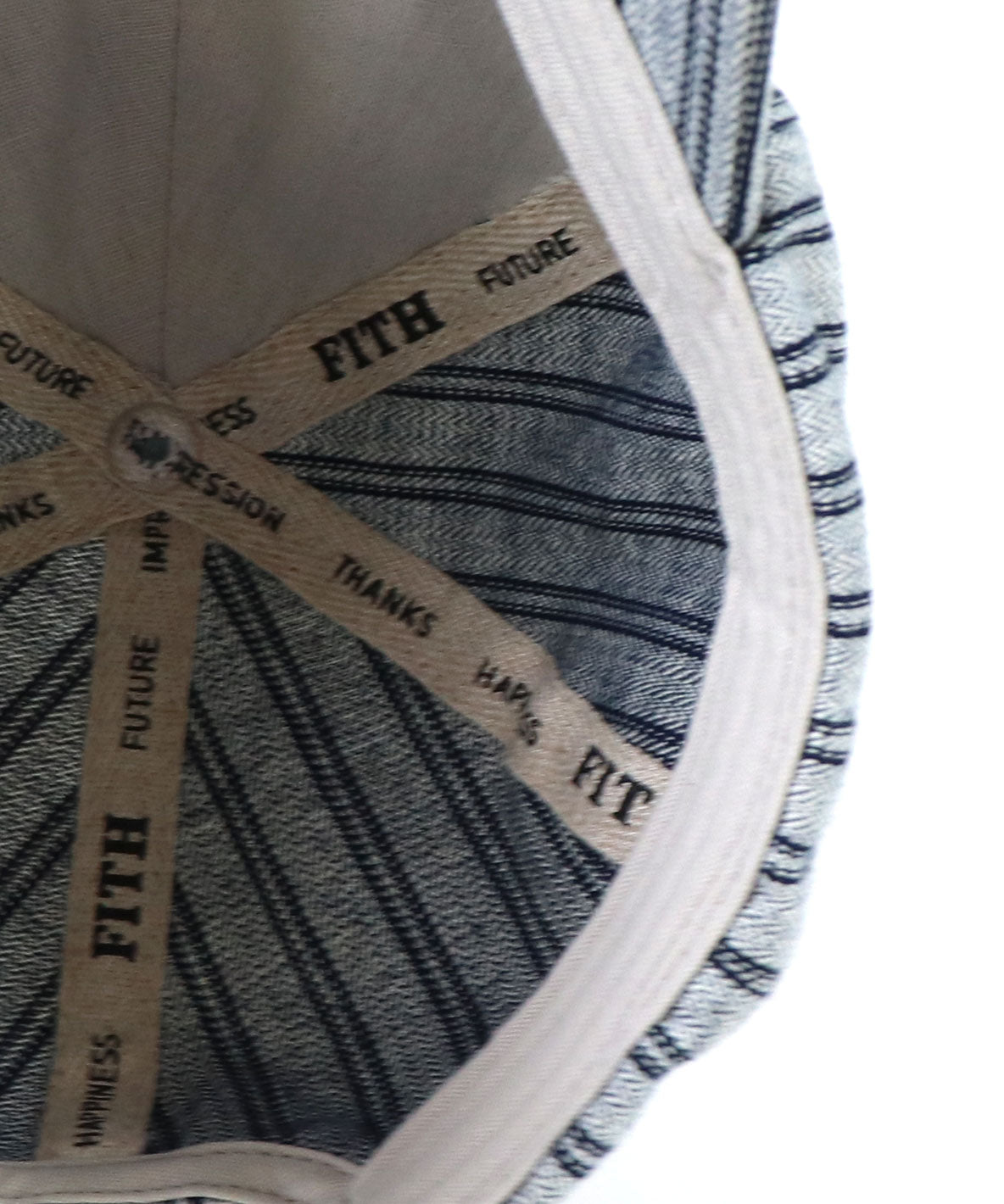 Herringbone Striped Cap