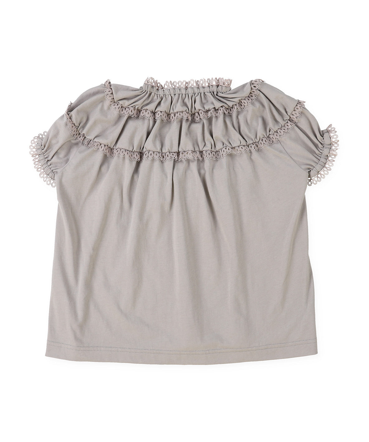 Lace Smocked Tee