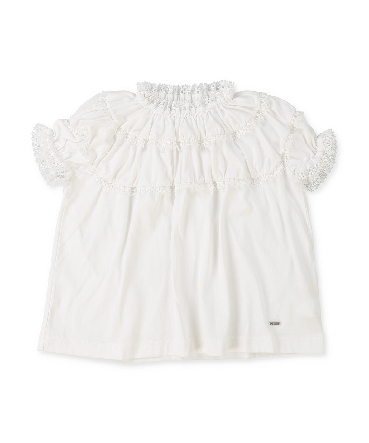 Lace Smocked Tee