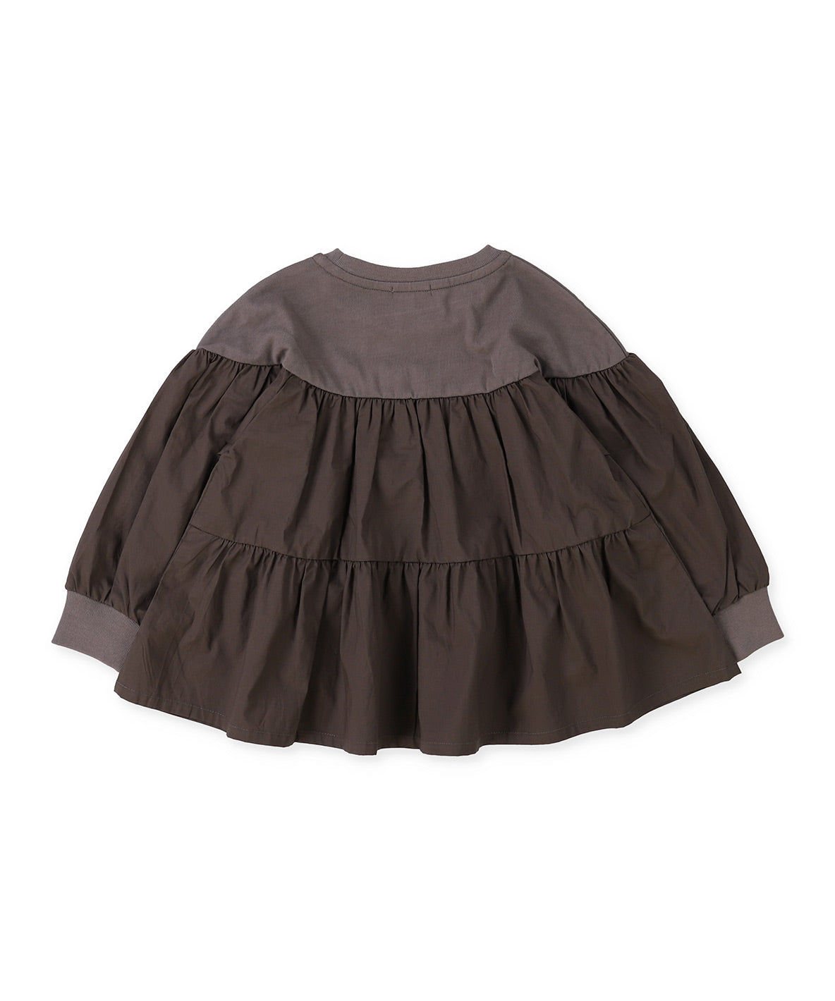 Smooth Cotton Jersey Tiered Tee