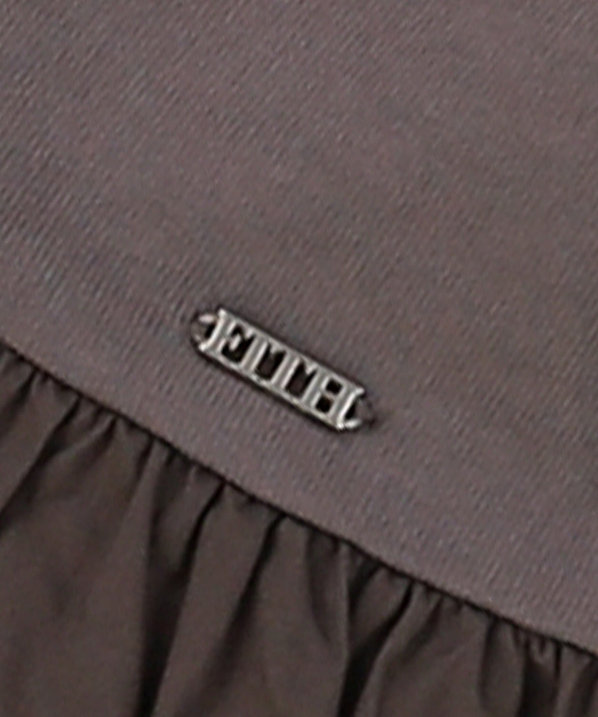 Smooth Cotton Jersey Tiered Tee