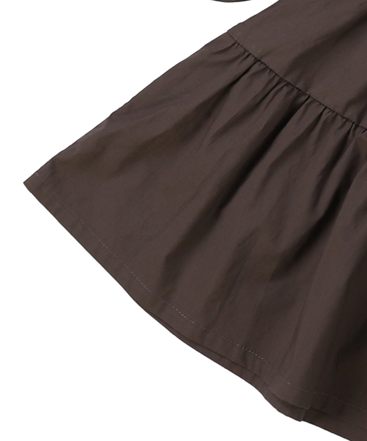 Smooth Cotton Jersey Tiered Tee